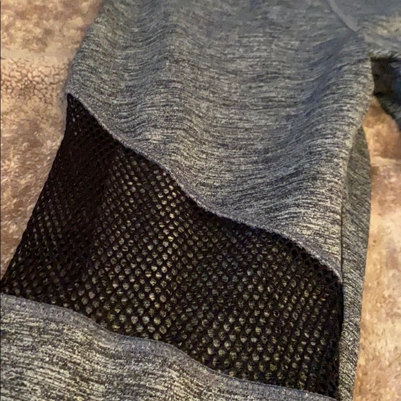 Grey Mesh Leggings - Picture 3 of 4